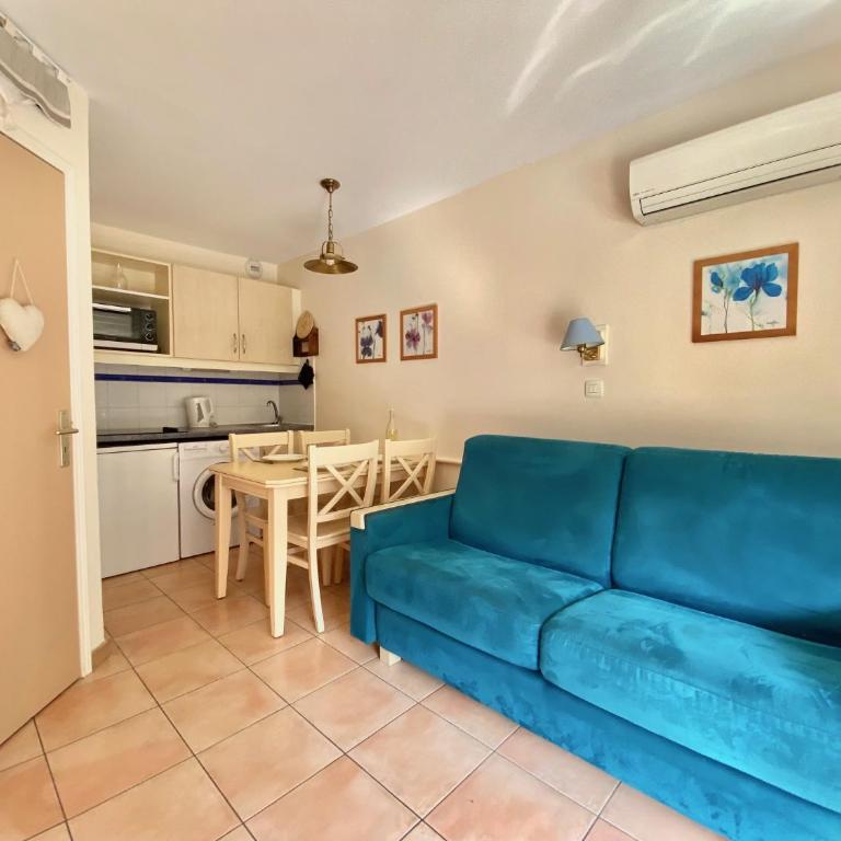 Joli 2 pièces vue jardin 50m plage Parking Clim - Appartement 1 Chambre - 4