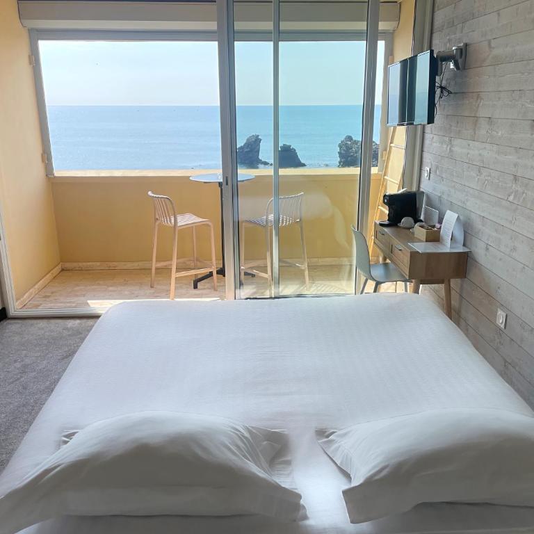 Hôtel La Grande Conque - Chambre Double Deluxe avec Balcon - Vue sur Mer - 6