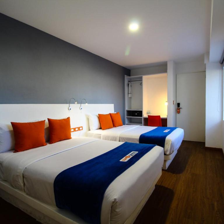 Hotel Star Express Puebla - Central CAPU - Double Room with Two Double Beds - 3