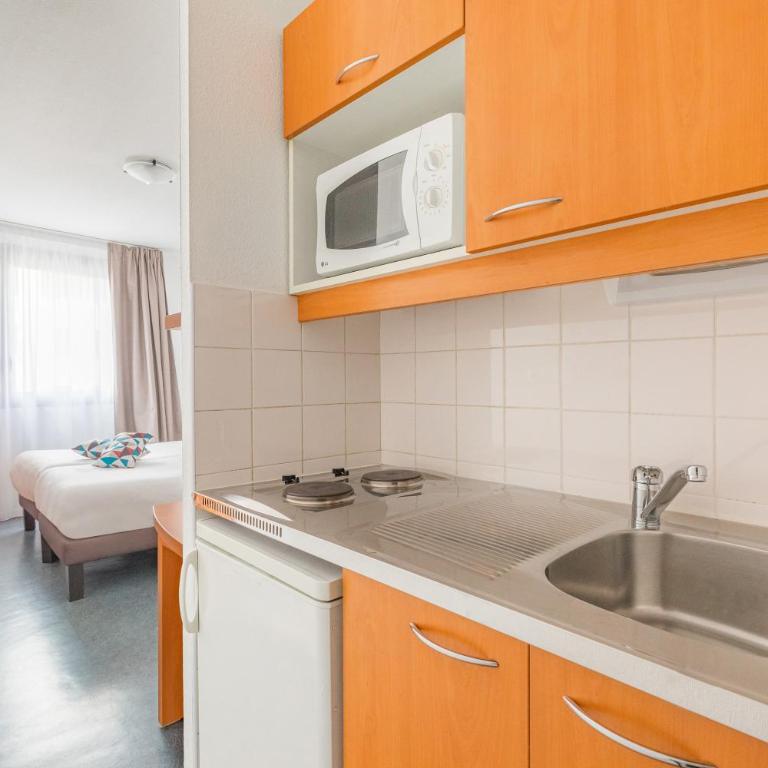 Appart’City Confort Lyon Gerland - Studio Lits Jumeaux - 4