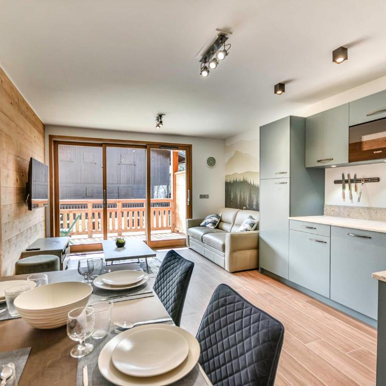 Le Génépi - Superbe T2 cabine 4-6 pers, neuf, à 50m des pistes, avec balcon, garage et WiFi - FR-1-685-67 - Appartamento - 1