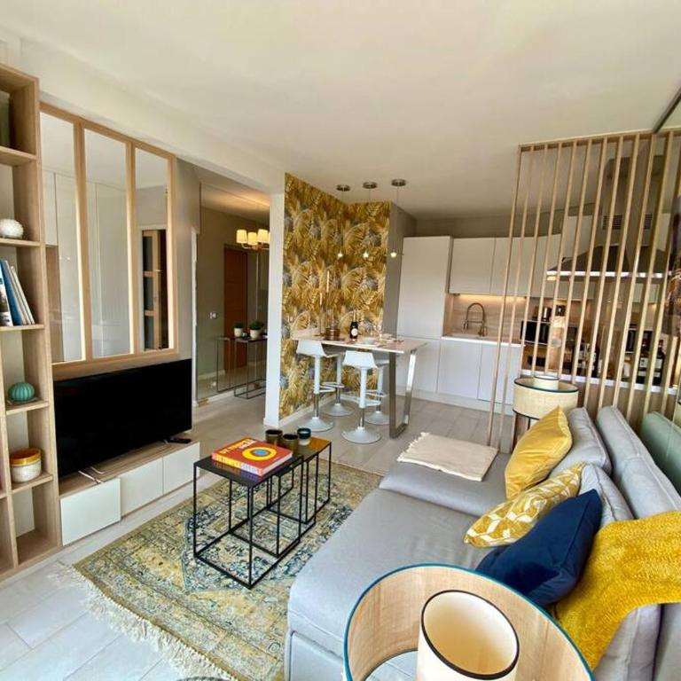 Appt Standing StTropez terrasse Piscine Parking - Apartamento de 1 dormitorio - 13