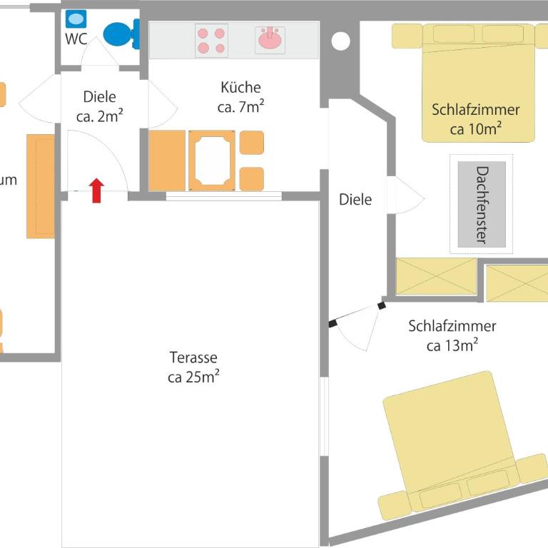 Appartement Sporthütte Fiegl - Apartment mit 2 Schlafzimmern und Terrasse - 7