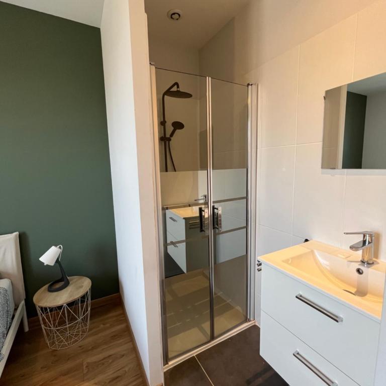 Chez Oma I 1 appartement indépendant OPI I 3 chambres privatives avec salle d eau et salon commun cuisine commune WC commun patio commun - Appartement avec Terrasse - 2