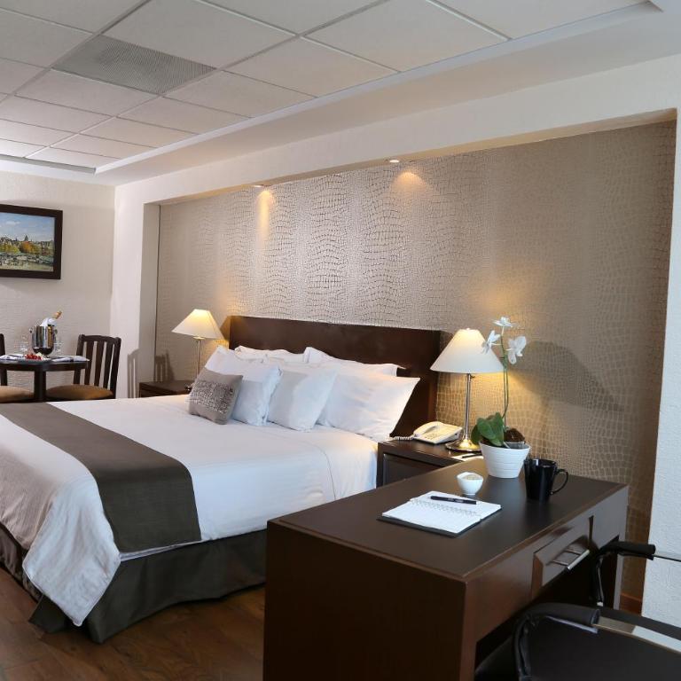 Mesón Ejecutivo Guadalajara - Nuevo Consulado Americano Monraz - Habitación Superior con 1 cama extragrande - 2