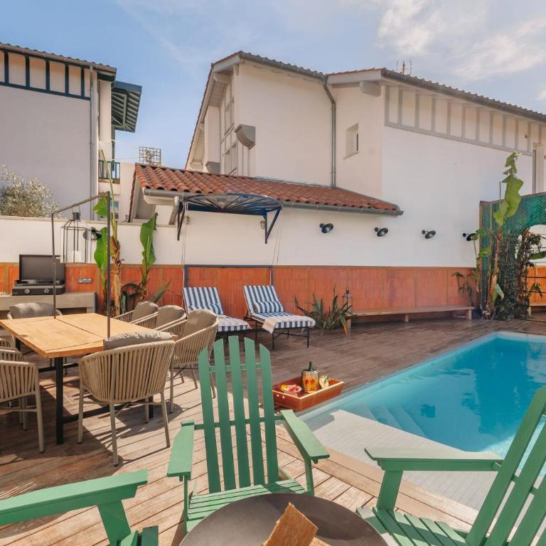 Horizonte Villa avec piscine chauffée & jacuzzi Bien-être à Biarritz - Villa - 13