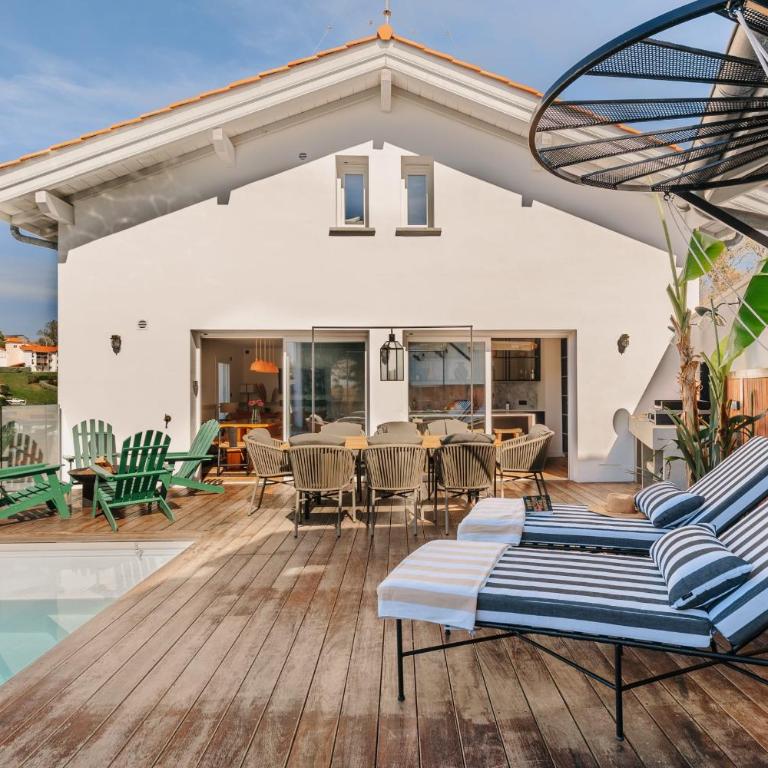 Horizonte Villa avec piscine chauffée & jacuzzi Bien-être à Biarritz - Villa - 14