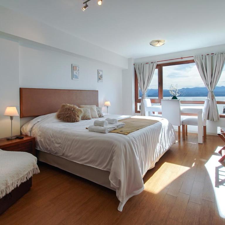 Terrazas centro Bariloche, vista, piscina - Apartamento con vistas al lago - 16
