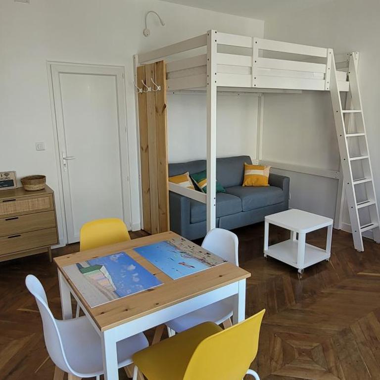 Grand Studio JAUNE pour 4 pers à deux pas de la plage de Berck - Appartamento Monolocale - 9