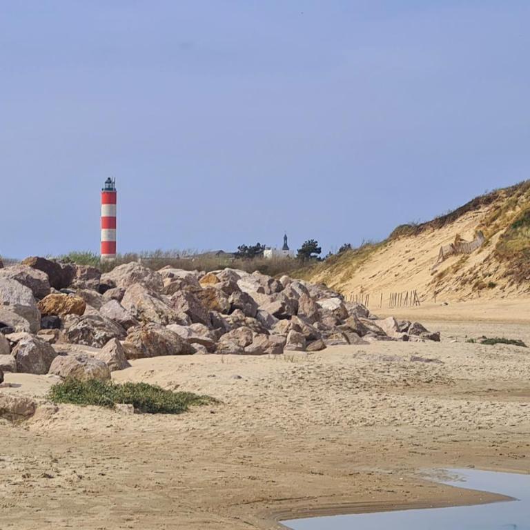 Grand Studio JAUNE pour 4 pers à deux pas de la plage de Berck - Appartamento Monolocale - 11