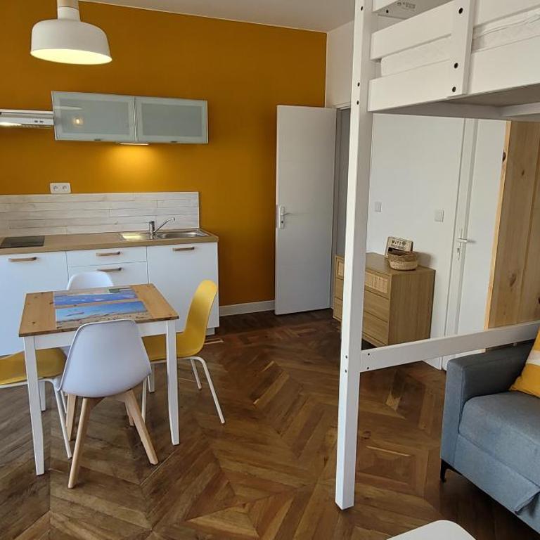 Grand Studio JAUNE pour 4 pers à deux pas de la plage de Berck - Appartamento Monolocale - 1