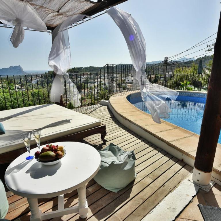 Vista al mar, piscina vallada, cocina de verano, A/A, wifi - Villa - 6