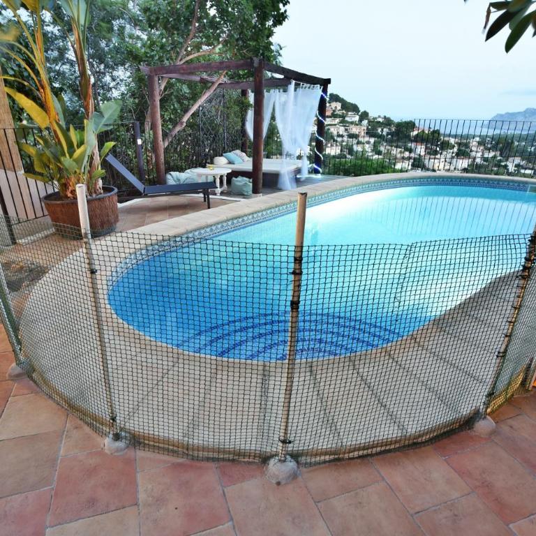 Vista al mar, piscina vallada, cocina de verano, A/A, wifi - Villa - 4