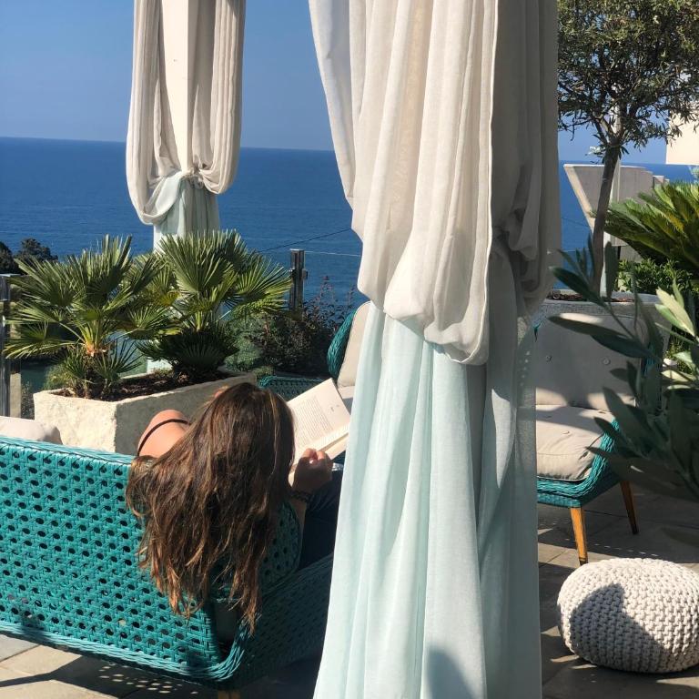 Hotel Senator - Dupleks Apartman sa 1 Spavaćom Sobom, Terasom i Pogledom na More - 11