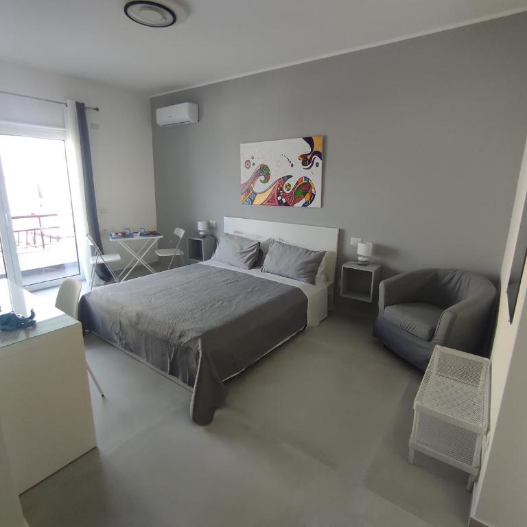 B&B La Finestra sul Mare - Camera King con Vista Mare - 1