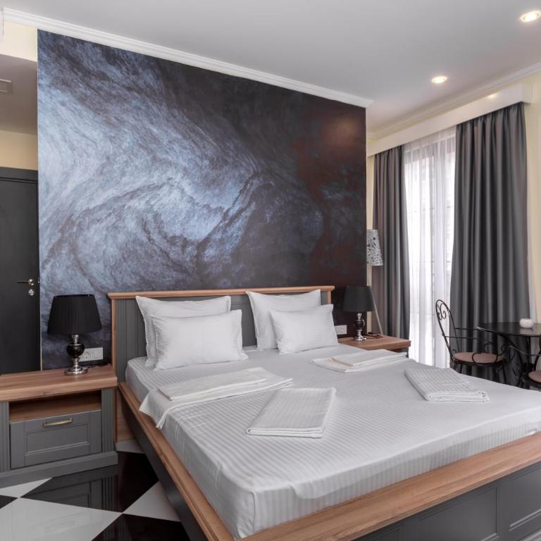 Baba's Hotel & Spa - Dvokrevetna Soba sa Bračnim Krevetom sa Balkonom i Pogledom na More - 24
