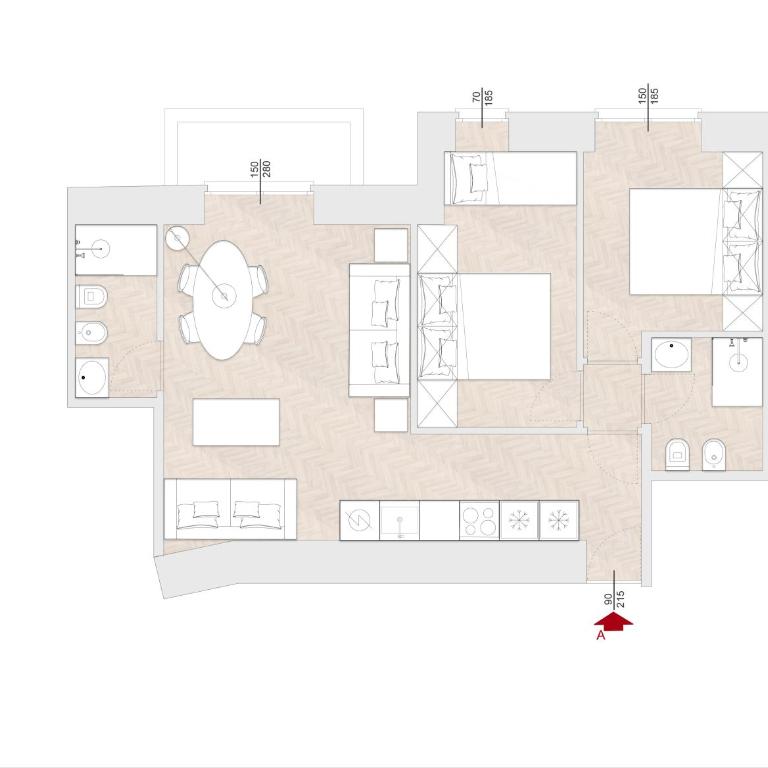 Marcora 6v luxury living apartment in Brera - 15min walk to Duomo - Appartamento con 2 Camere da Letto e Balcone - 46