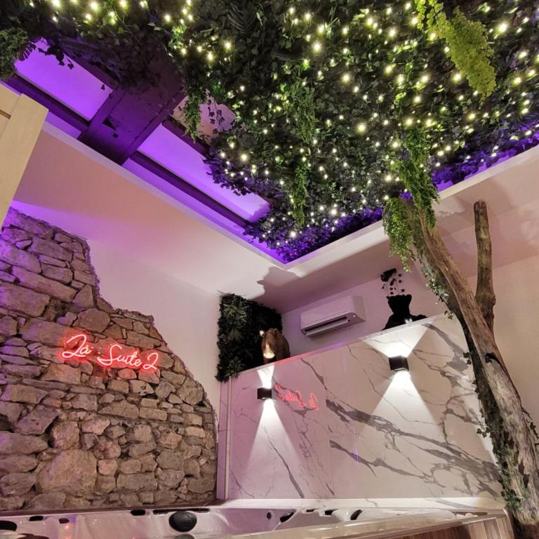 Grenoble LA SUITE 2 spa jaccuzzi et sauna privatif - Suite Deluxe avec Baignoire Spa - 4