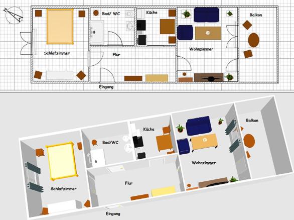 Haus-Lindenau - Appartamento con 1 Camera da Letto - 26