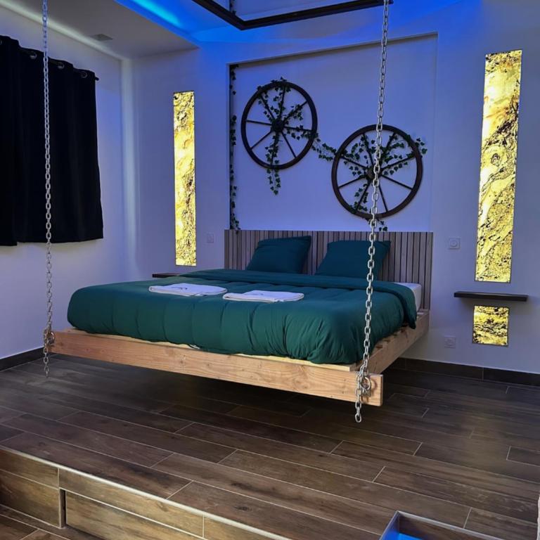 Grenoble LA SUITE 2 spa jaccuzzi et sauna privatif - Suite Deluxe avec Baignoire Spa - 17