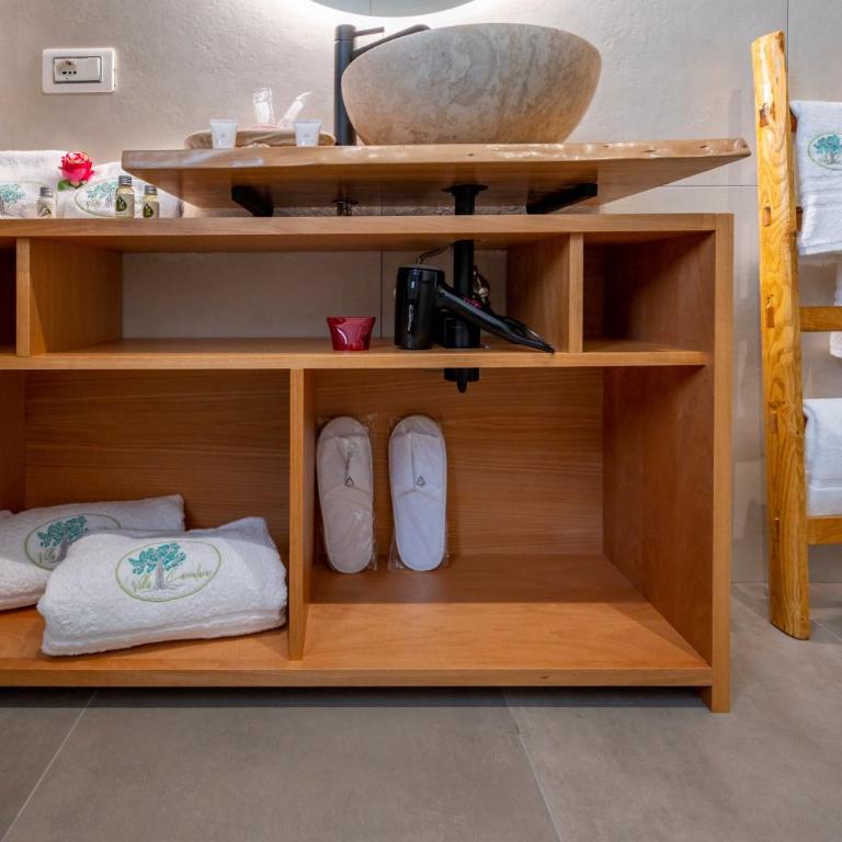 Villa Carmiano b&b Luxury bedrooms in Avola in the province of Syracuse with room with swimming pool - Camera Matrimoniale Deluxe con Vista Mare Laterale - 8