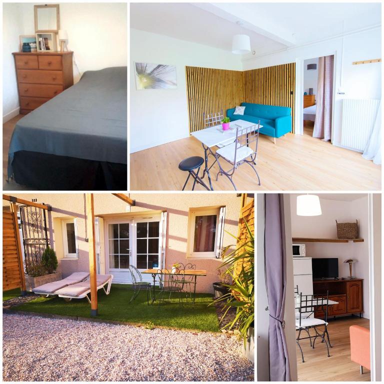 MAS PARET, Gîte "Argelès", Terrasse privative, Vue sur parc paysager - Appartement - Vue sur Jardin - 4