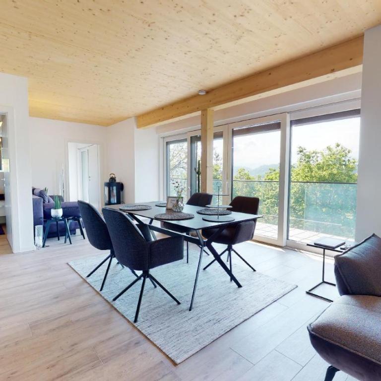 Modernes Ferienhaus mit Panoramablick - Haus mit 1 Schlafzimmer - 1