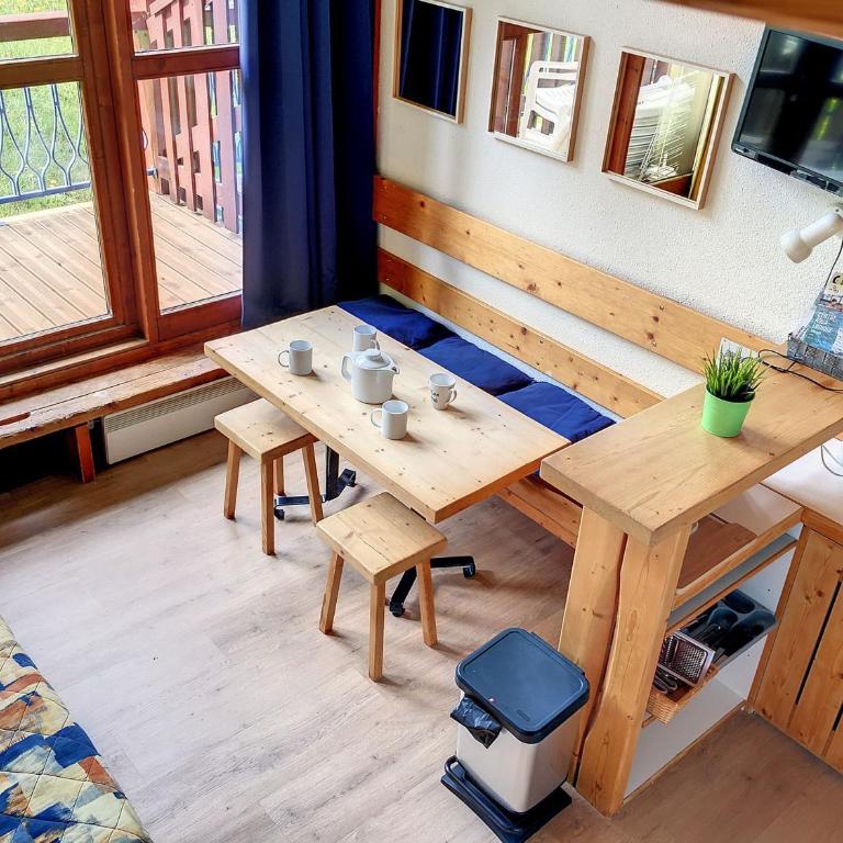 Studio mezzanine proche des pistes avec balcon et Wifi - FR-1-346-510 - Studio - 3