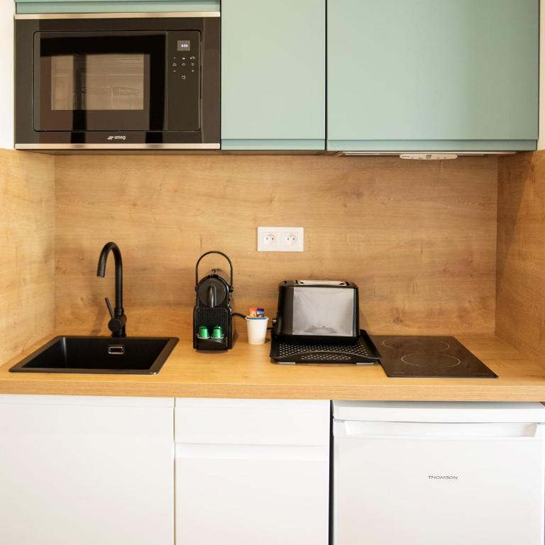 Trésor d'Opale T1 VUE MER BALNÉO-SPA PARKING PRIVÉ WIFI NETFLIX 3 PERS - Studio with Sea View - 13