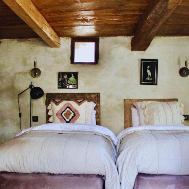 Chalet in the mountain with Hot tub and dog - Chambre Double - Vue sur Parc - 16