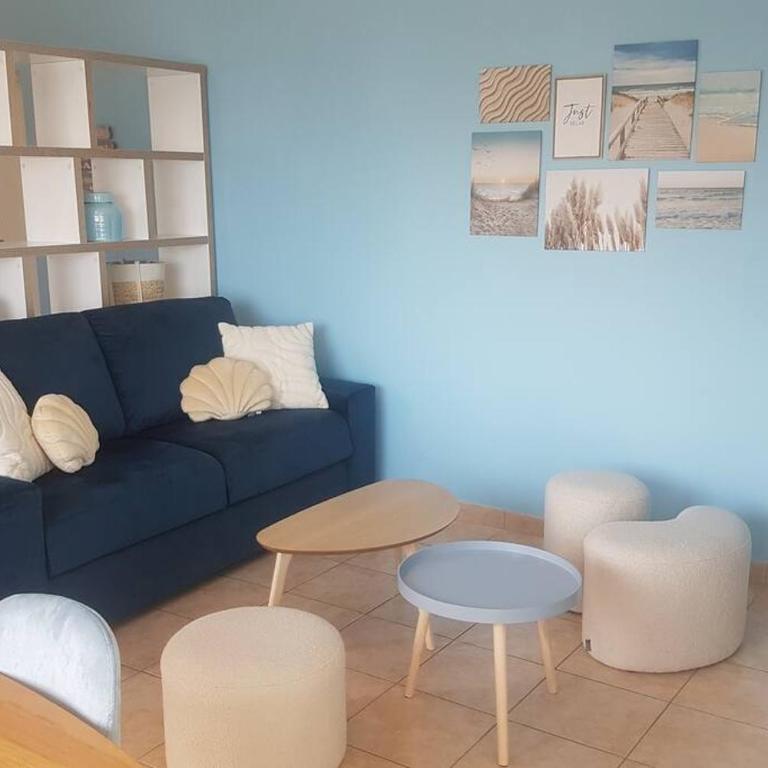 La MAISON BLEUE, Smeg Bleu azur - Apartment mit 2 Schlafzimmern - 6