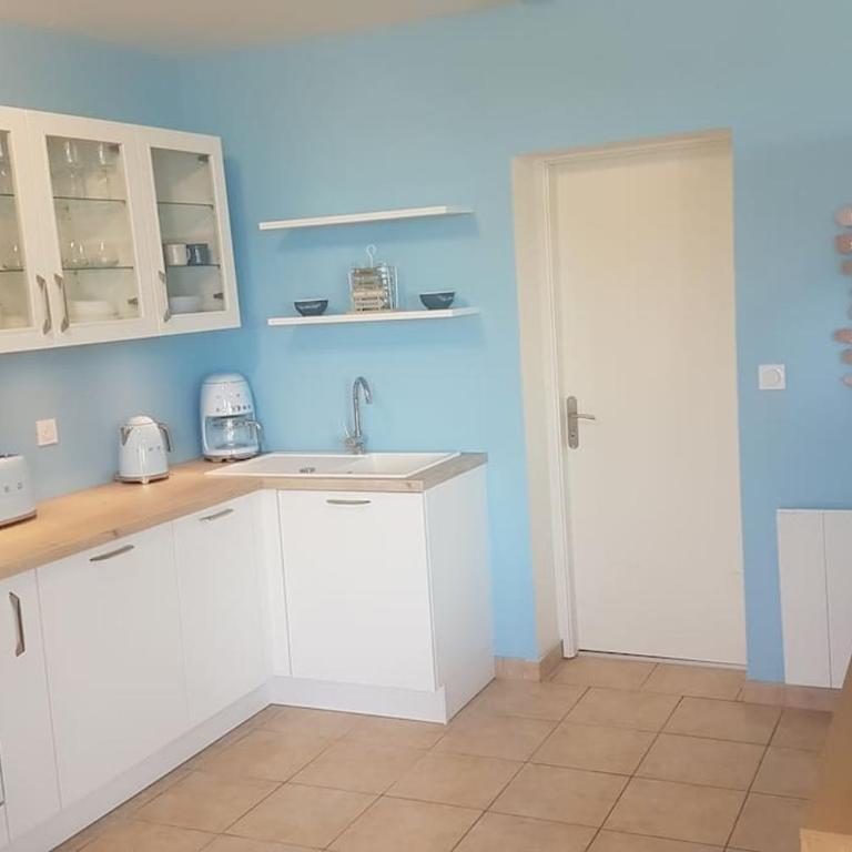 La MAISON BLEUE, Smeg Bleu azur - Apartment mit 2 Schlafzimmern - 16