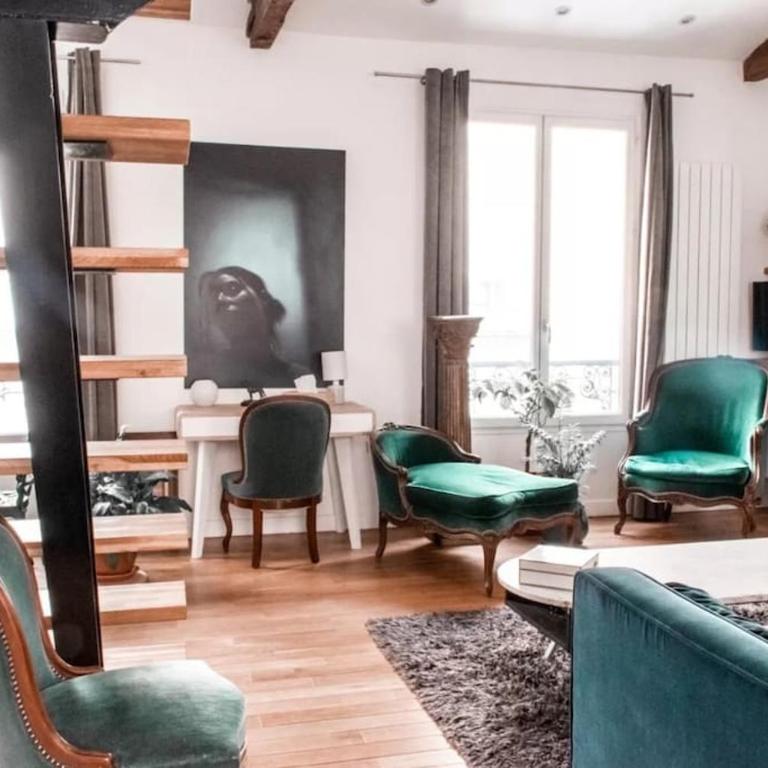 Appartement type loft - 40m² Marais - Appartement 1 Chambre - 12