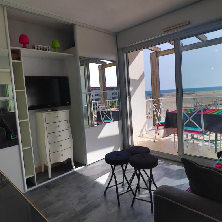 Appartement 2 pièces climatisé, vue mer à Sète avec parking - FR-1-472-191 - Apartment - 4