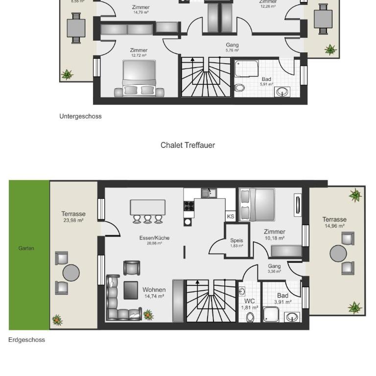 Ferienhäuser Kaiserluft Chalet - Casa - 4