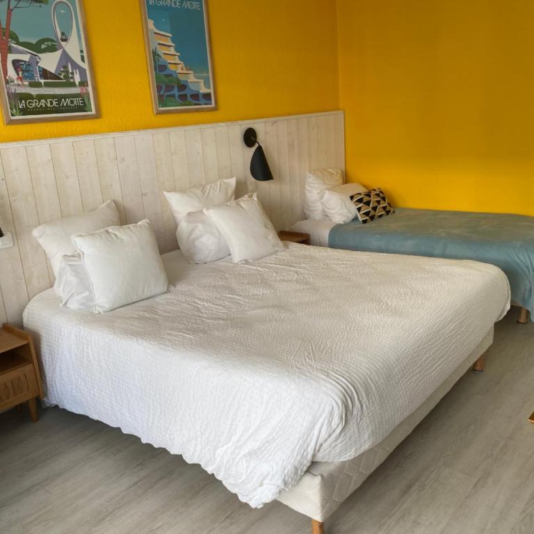 Hôtel Saint-Clair, côté Plage - Chambre Triple Classique - 2