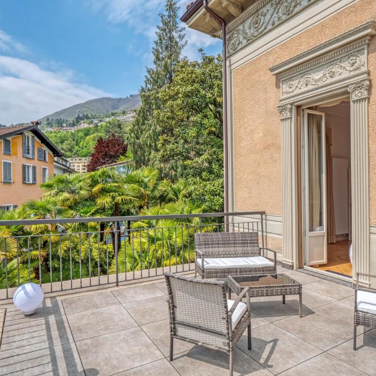 Villa by @ Home Hotel Locarno - Deluxe Suite mit Balkon - 9