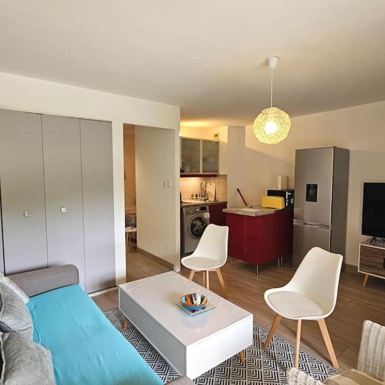 Petit paradis classé 3 étoiles à 200m de la plage! Terrasse-Wifi-Parking-clim - Studio mit Terrasse - 5