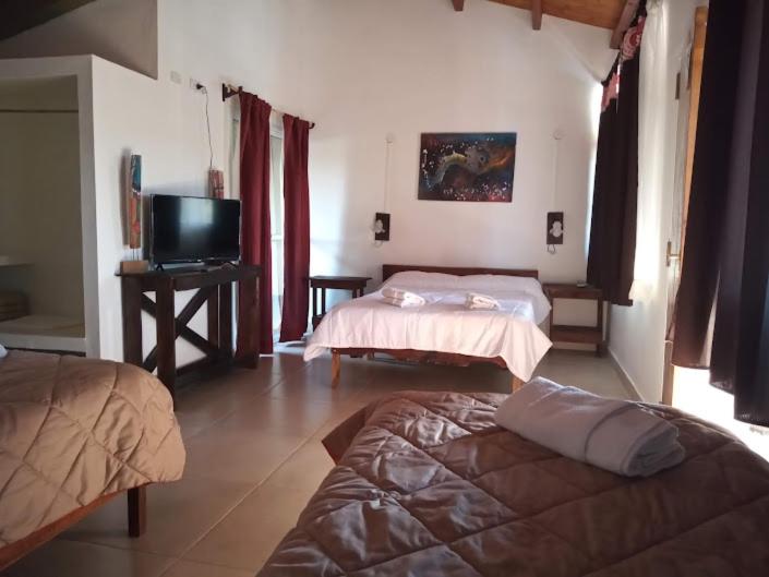 Hostería La María - Habitación Cuádruple con baño privado - 11