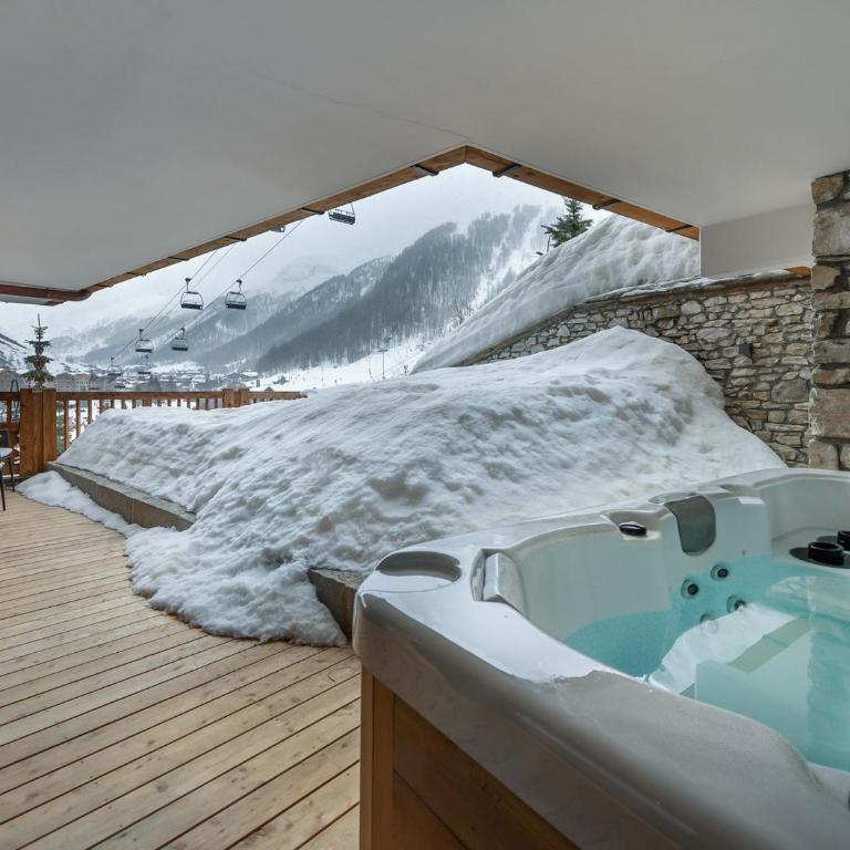 Appartement élégant avec jacuzzi à Val-d'Isère - 4 chambres en suite, proche piste de Bellevarde - FR-1-567-87 - Appartement (10 Adultes) - 6