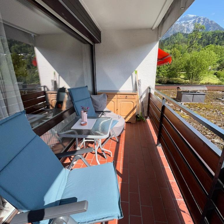 Ferienwohnung Watzmannblick & Hallenbad - Apartment mit Balkon - 9