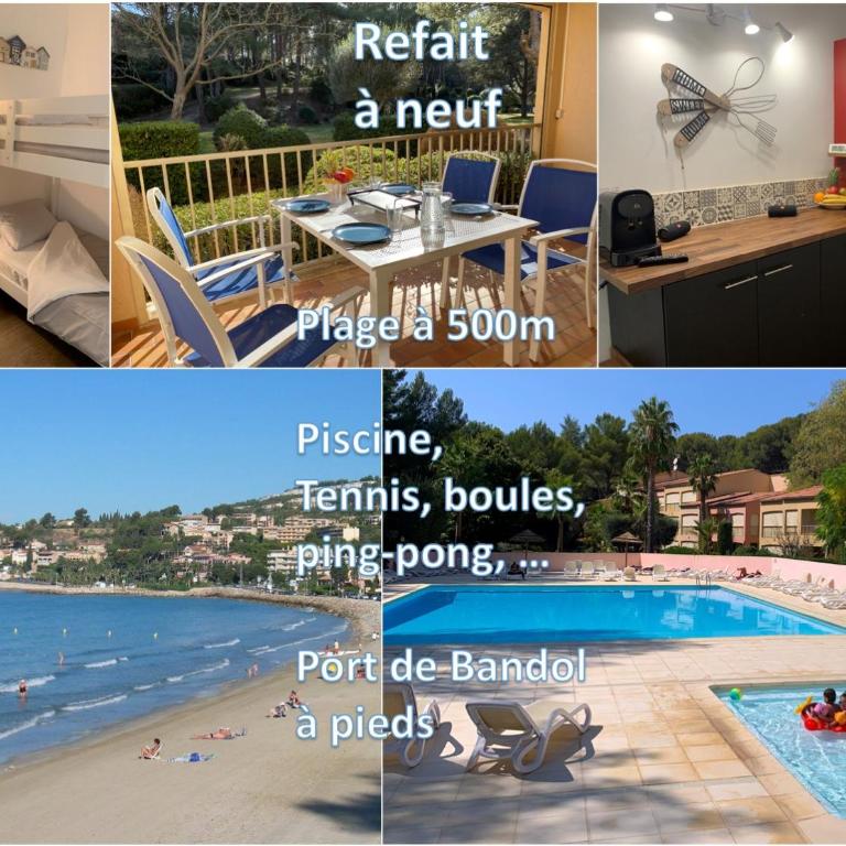 Sanary Bandol Piscine Plage Calme - Apartment mit 1 Schlafzimmer - 1
