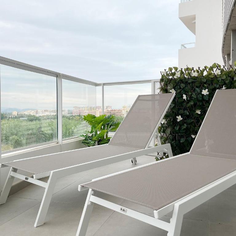 Global Vacacional, Moderno apartamento con 2 terrazas y 3 habitaciones - Apartment mit Meerblick - 33