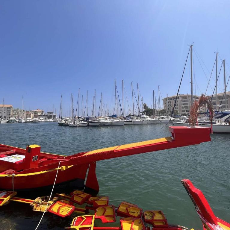 Studio climatisé avec piscine et parking à Saint-Aygulf - FR-1-226A-125 - Appartamento - 12