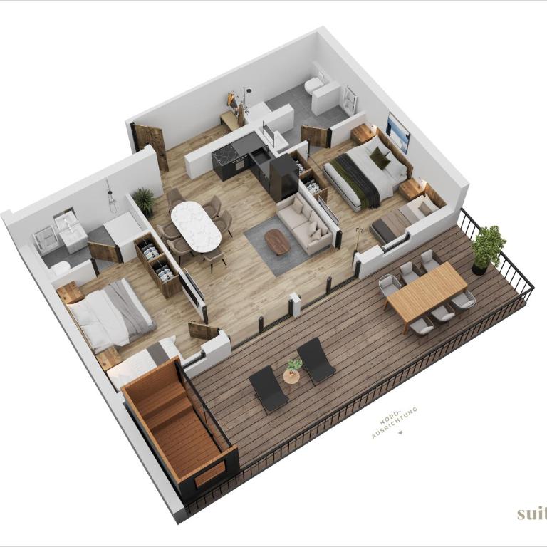ANN SUITES Appartements - Apartment mit 2 Schlafzimmern - 20