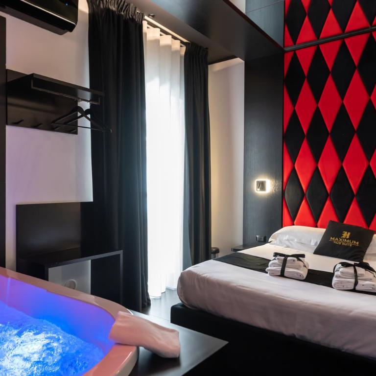 Maximum hub suite&spa - Camera Matrimoniale Deluxe con Vasca - 21
