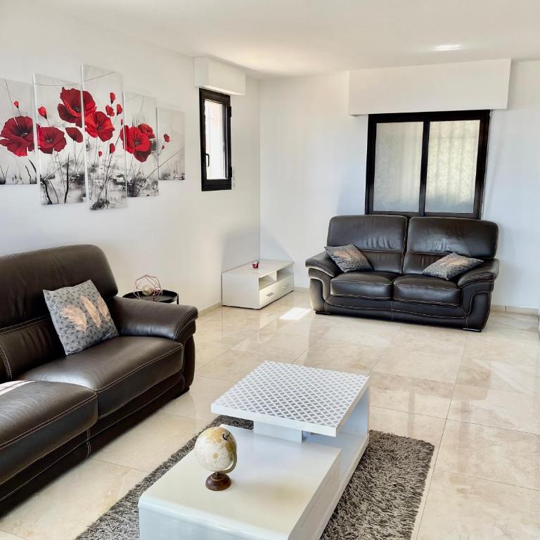 Vue Mer exceptionnelle au Grand Duc - Calme - Clim - garage - Apartment mit 2 Schlafzimmern - 5