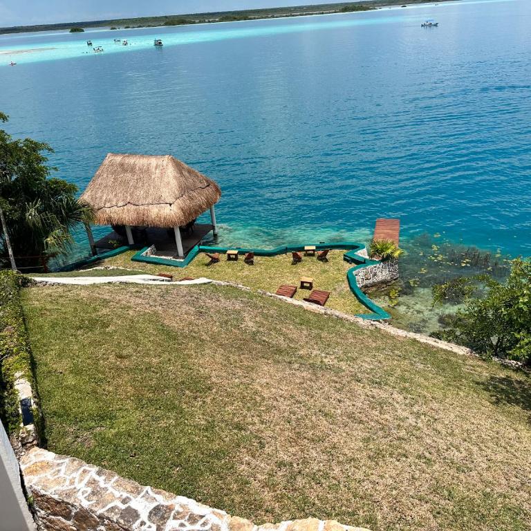 bacalar My Love Front Laguna - Habitación Familiar con vistas al lago - 7