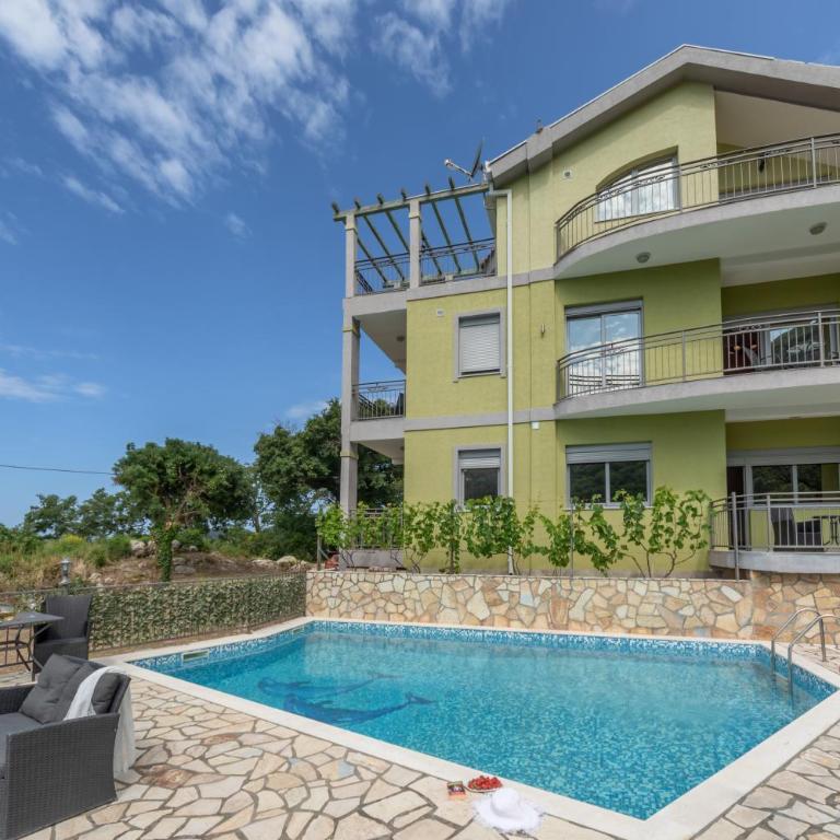 Villa Montenegrina - Standardni Apartman sa Dve Spavaće Sobe i Pogledom na More - 5