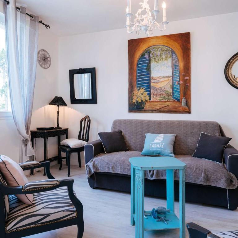Carnac Plage - Superbe T2 rénové, 60m², Wifi, à 50m de la Grande Plage, 4 pers. - FR-1-477-41 - Appartement (4 Adultes) - 4